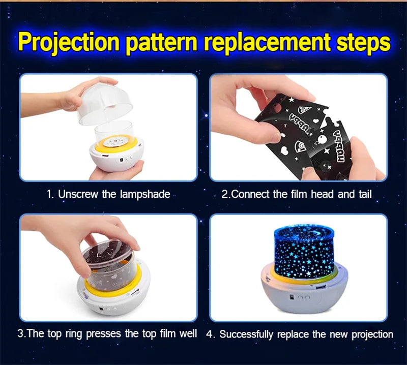 Star Light / Happy Birthday Projection