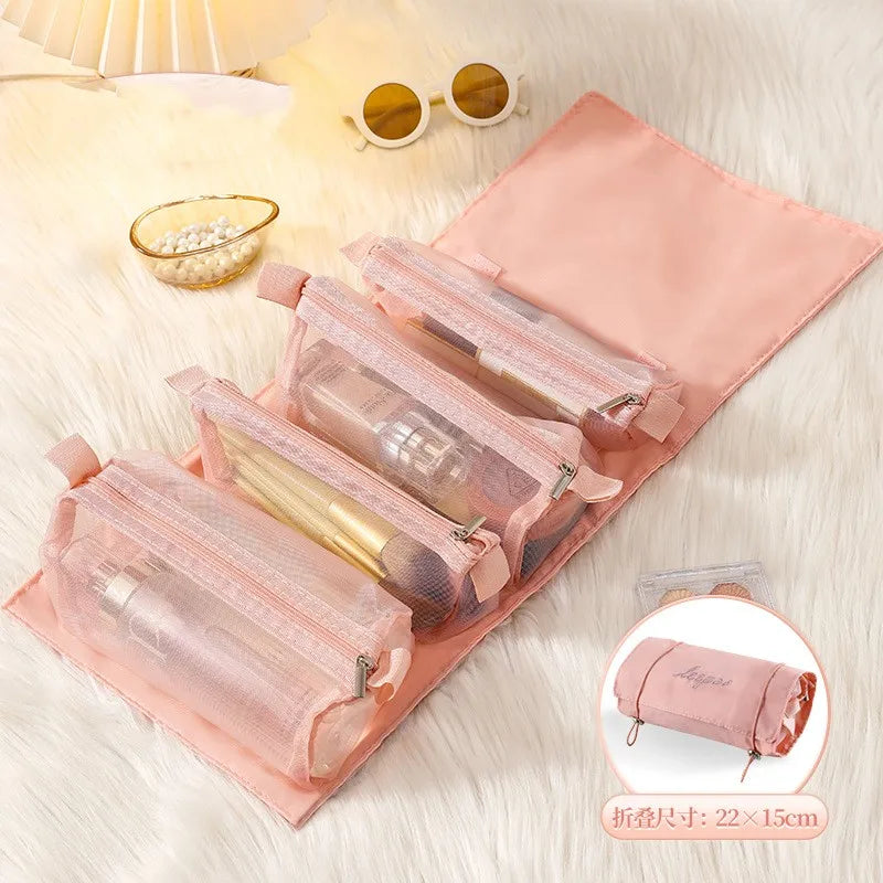 Large Capacity 4 in 1 Portable Cosmetic Bag
