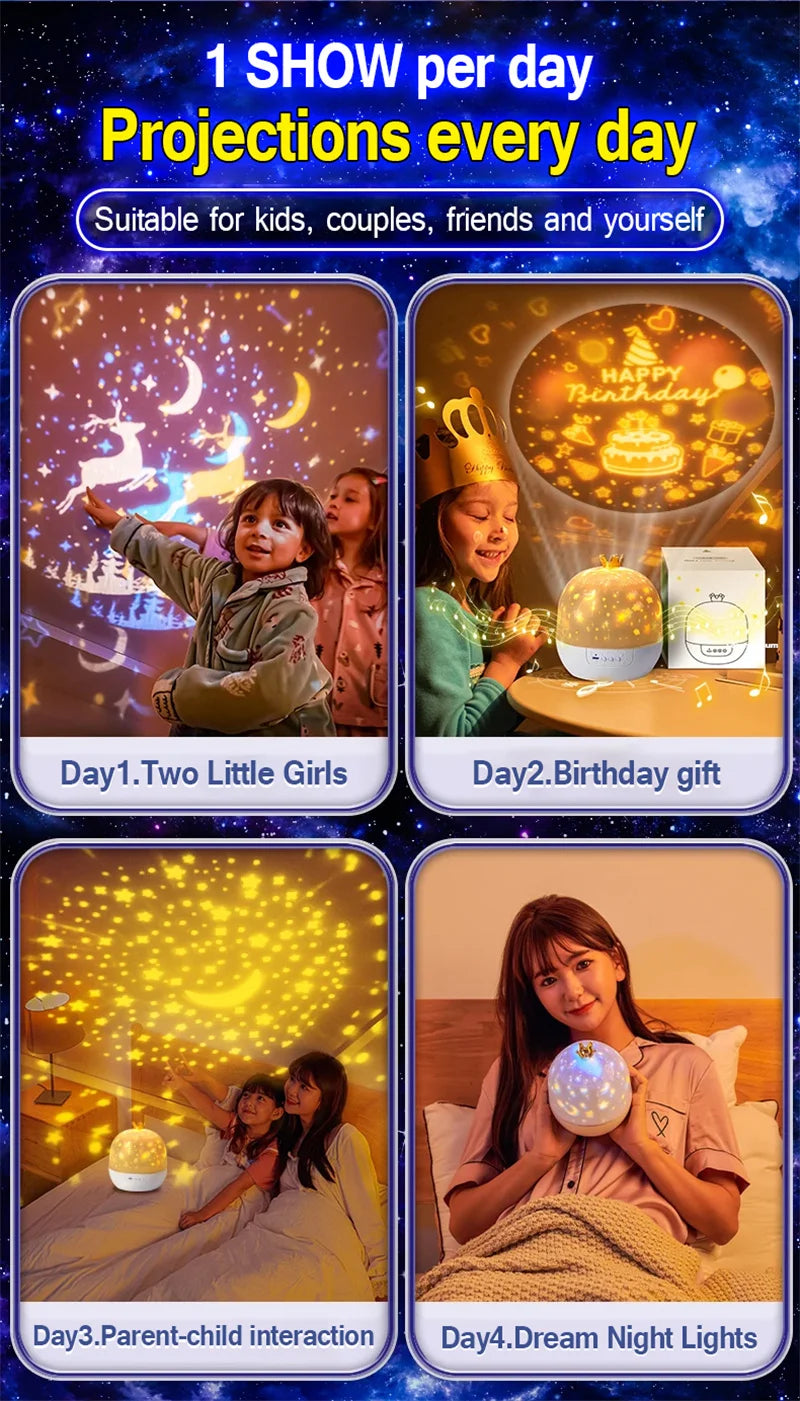 Star Light / Happy Birthday Projection