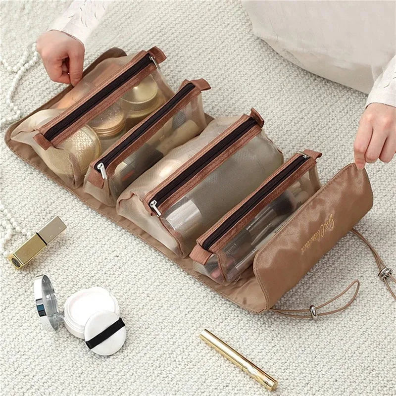 Large Capacity 4 in 1 Portable Cosmetic Bag