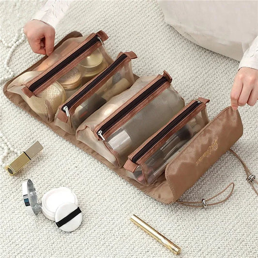 Large Capacity 4 in 1 Portable Cosmetic Bag