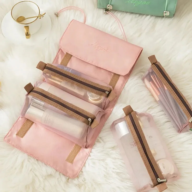 Large Capacity 4 in 1 Portable Cosmetic Bag