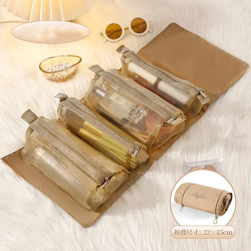 Large Capacity 4 in 1 Portable Cosmetic Bag
